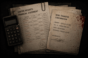Pruebas y evidencias del expediente criminal