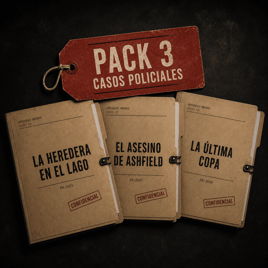 Pack 3 Casos Policiales 3x1 - Archivo Negro